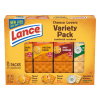 Lance Cheese Lovers Variety Pack Sandwich Crackers, 8 packs