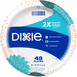 Dixie 8-1/2 Inch Plates, 48 plates