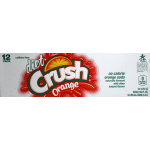Crush Orange Diet Soda, 12 fl oz, 12 ct