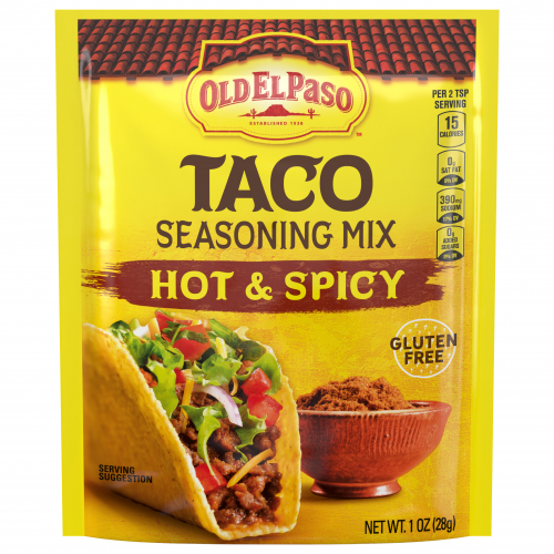 Old El Paso Hot & Spicy Taco Seasoning Mix, 1 oz
