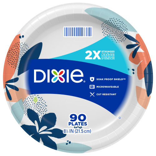 Dixie Everyday 9" Paper Plates, 90 ct