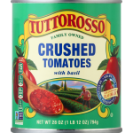 Tuttorosso with Basil Crushed Tomatoes, 28 oz