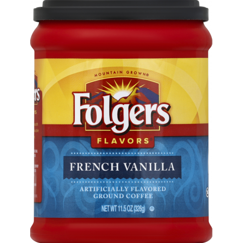Folgers Ground French Vanilla Coffee, 11.5 oz