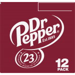 Dr Pepper 12 Pack Soda, 12 fl oz, 12 ct