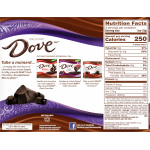 Dove Chocolate with Dark Chocolate Ice Cream Bars, 3 ice cream bars