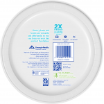 Dixie 8-1/2 Inch Plates, 48 plates