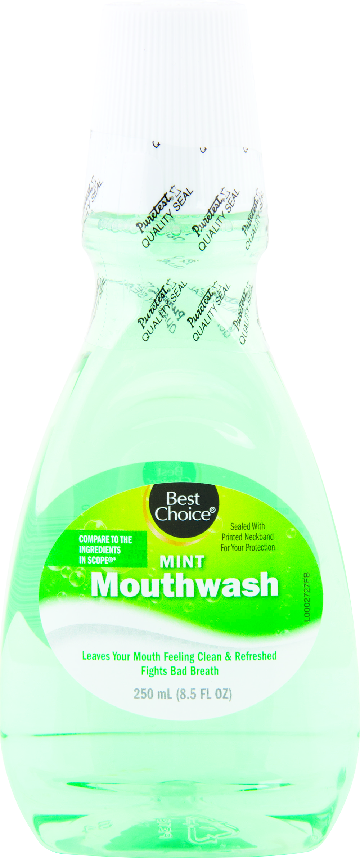Best Choice Mint Mouthwash, 8.5 fl oz