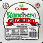 Cacique Part Skim Milk Queso Fresco Ranchero Cheese, 10 oz
