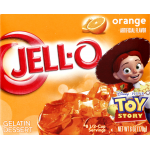 JELL-O Orange Flavor Gelatin Dessert, 6 oz