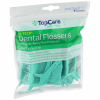TopCare Hi-Tech Dental Flossers With Fold-Away Pick Protector, Mint, 90 ct