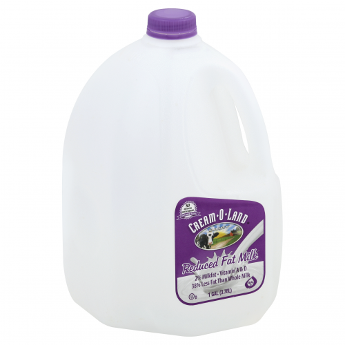 Cream-O-Land Reduced Fat 2% fat Milk, 1 gal