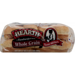 Aunt Millies Whole Grain Hearth Hamburger Buns, 8 buns