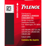Tylenol Adult Extra Strength Rapid Release 500 mg Gelcaps Acetaminophen, 24 ct